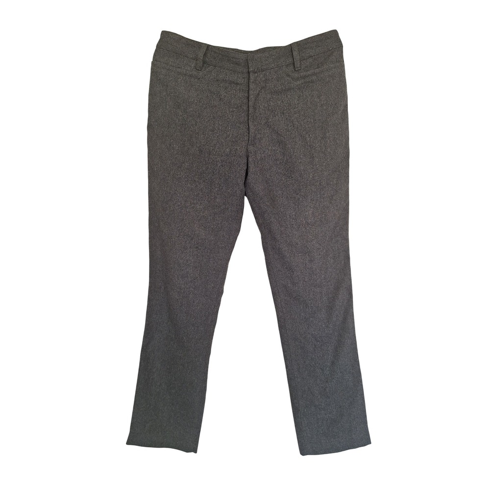 Crow Philosophy Mens Wool Blend Trousers Charcoal Grey Made in‎ Italy Size L